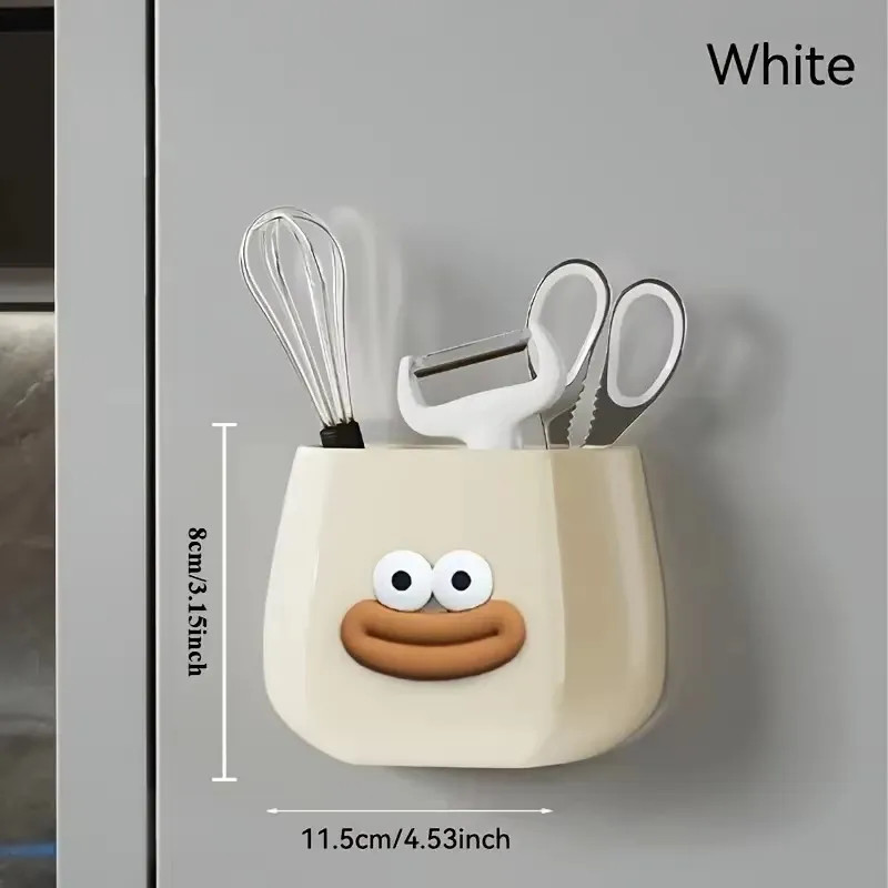 Magnetic Multi-Functional Storage Box Desktop Storage Space Pen Holder with