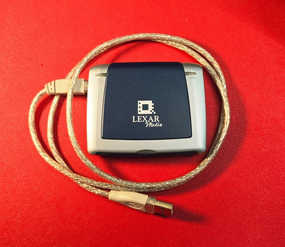 Lexar Media RW018 USB 2.0 High Speed Convenient Size Multi-Card Reader w/ Cable
