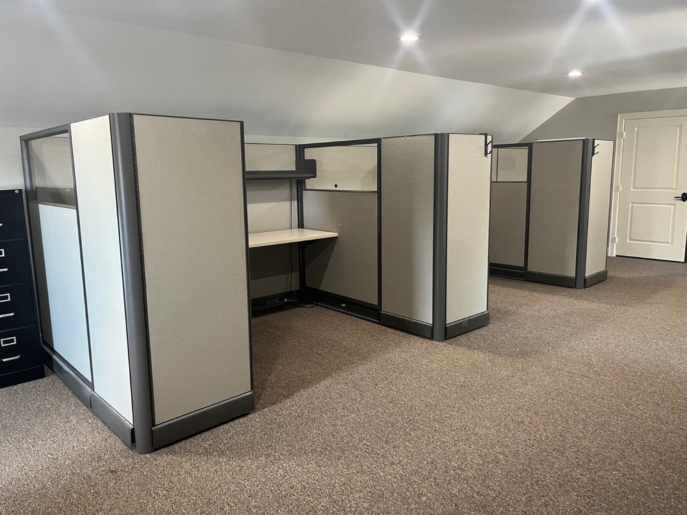 Three Office cubicals