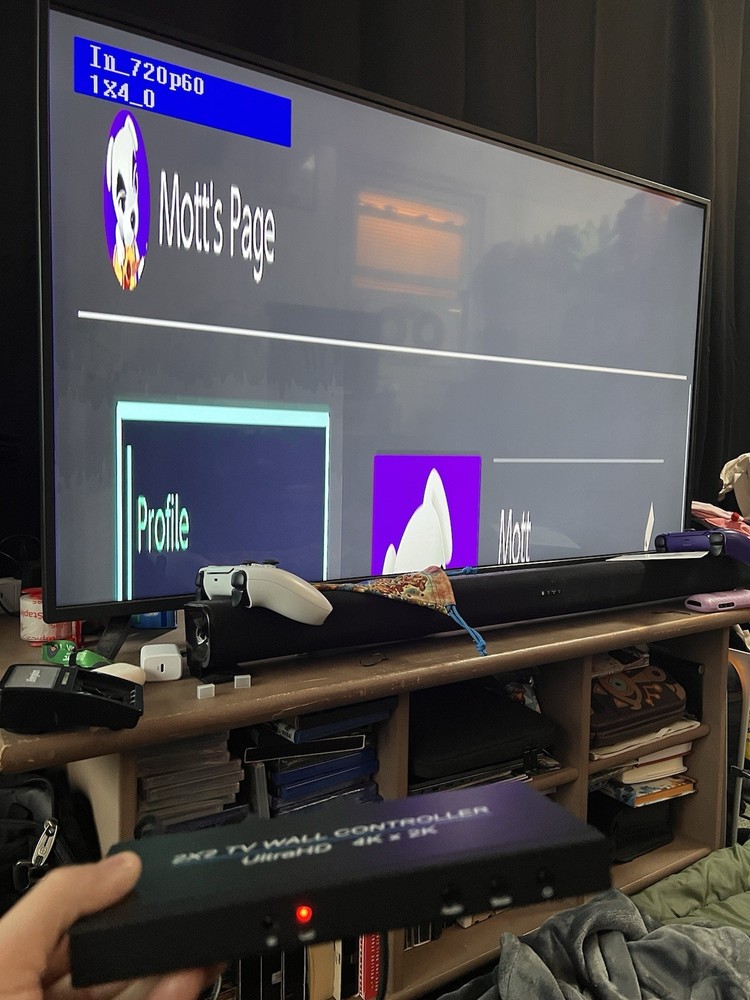 4K 2X2 Wall Controller HDMI Splicer