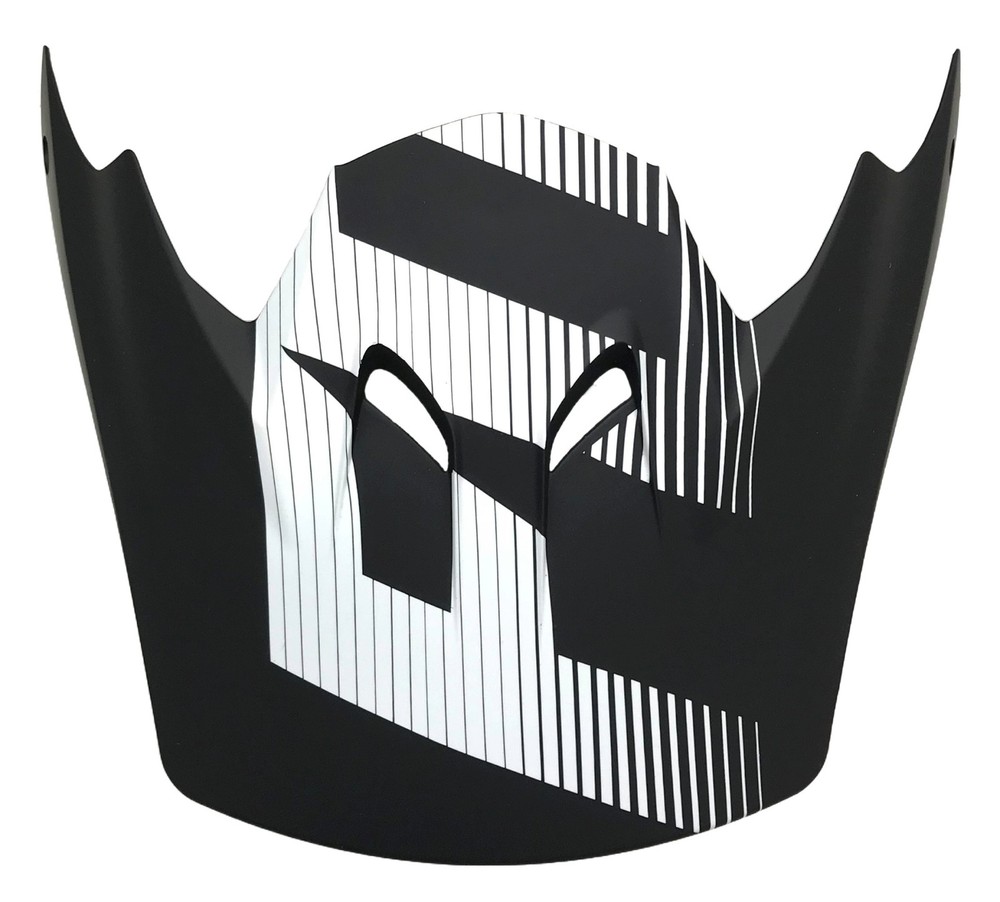 Fox Racing Rampage 15FA Helmet Replacement Visor/Peak Matte Black