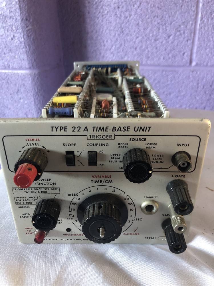 TEKTRONIX TYPE 22A  TIME BASE