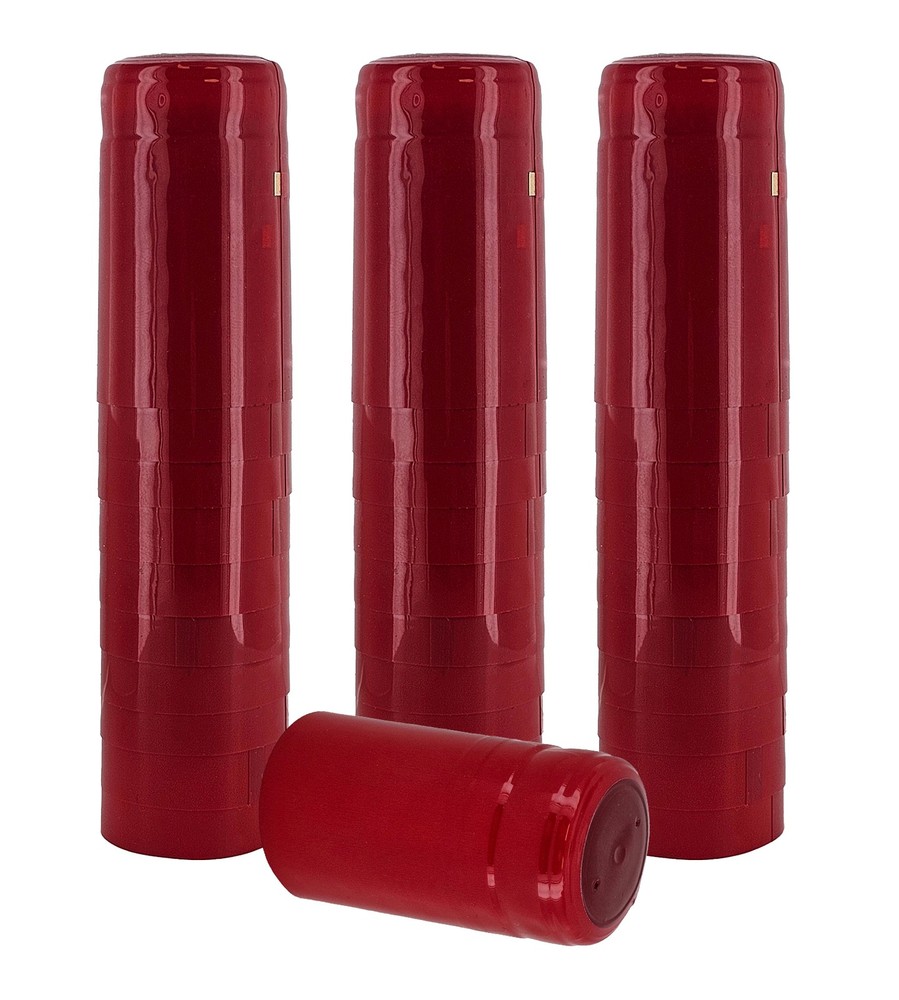 Home Brew Ohio Red PVC Shrink Capsules 30 count