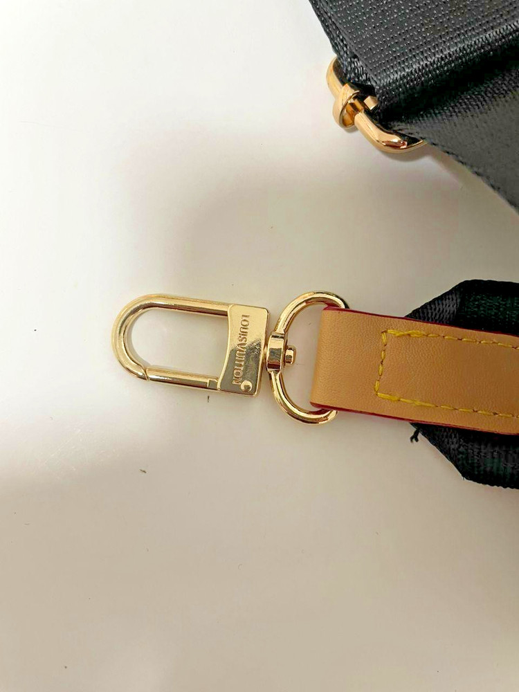 Louis Vuitton Shoulder Strap Adjustable Crossbody Shoulder Replacement Black