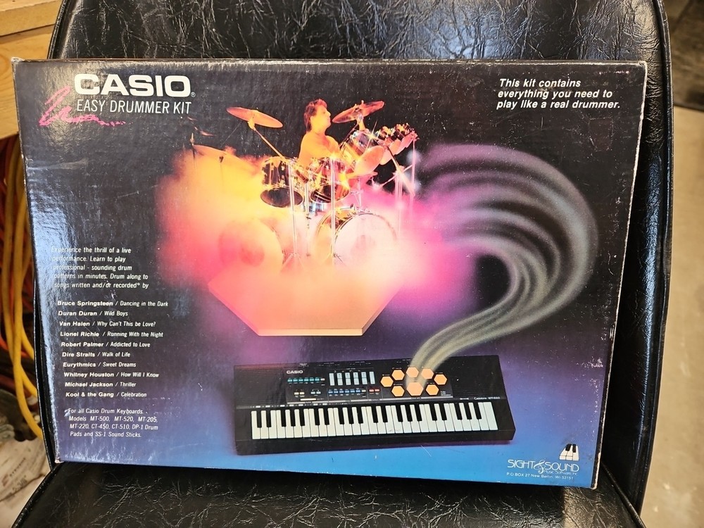 Vintage Casio Easy Drummer Kit