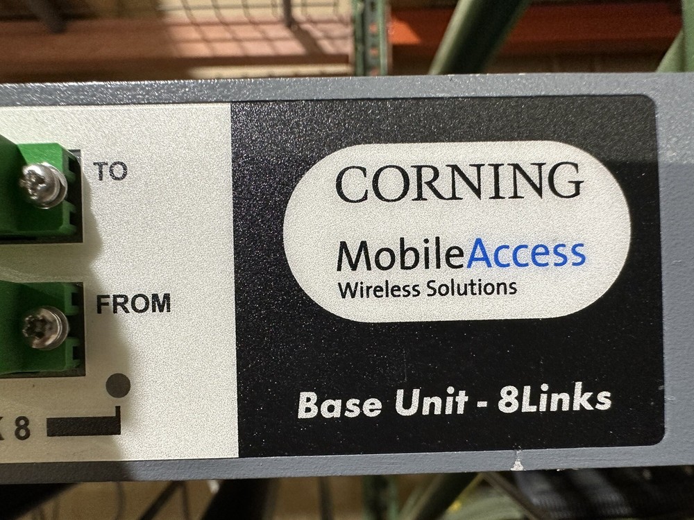 Corning Mobile Access Wide Band Base Unit for 8 Links Model WB-B8U Tested