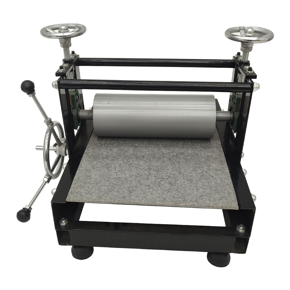 Upgrade Portable Press Printmaking Machine 30x50cm Adjust Tabletop Slab Roller