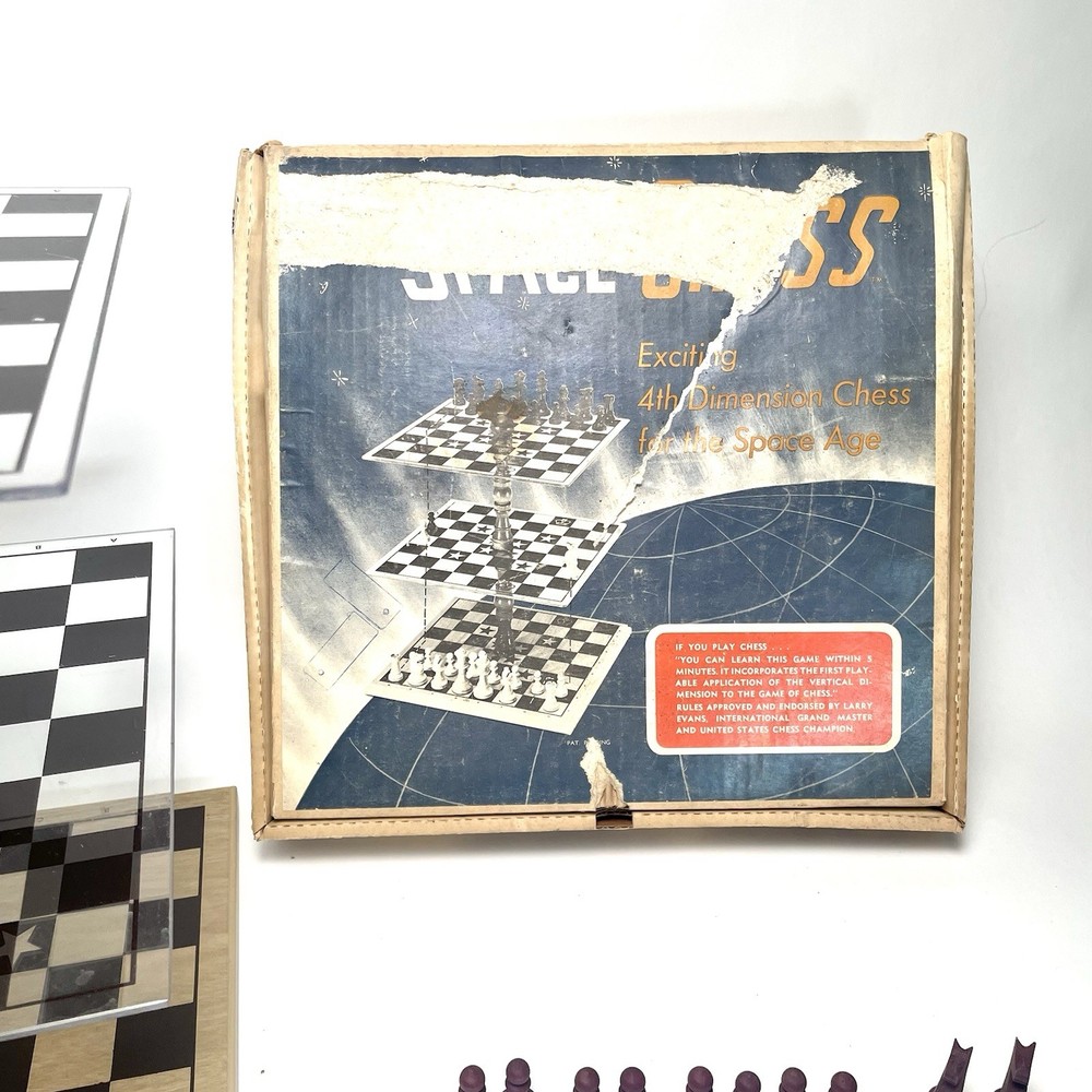 Vintage Space Chess Multi-Level Chess Set 4th Dimension