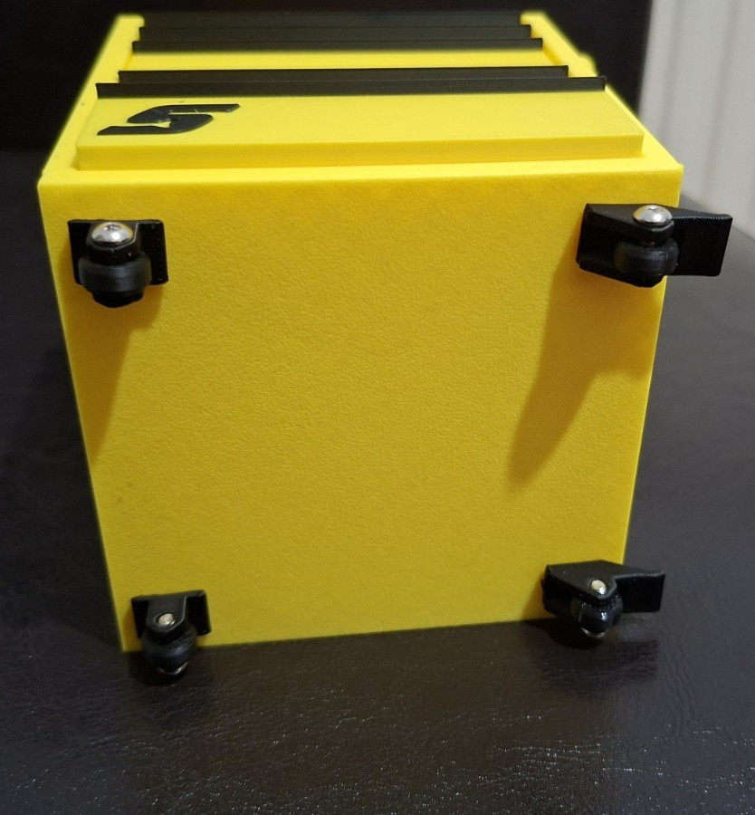 Snap On High Quality 3D Printed Mini Toolbox * Pen Holder etc (Yellow)