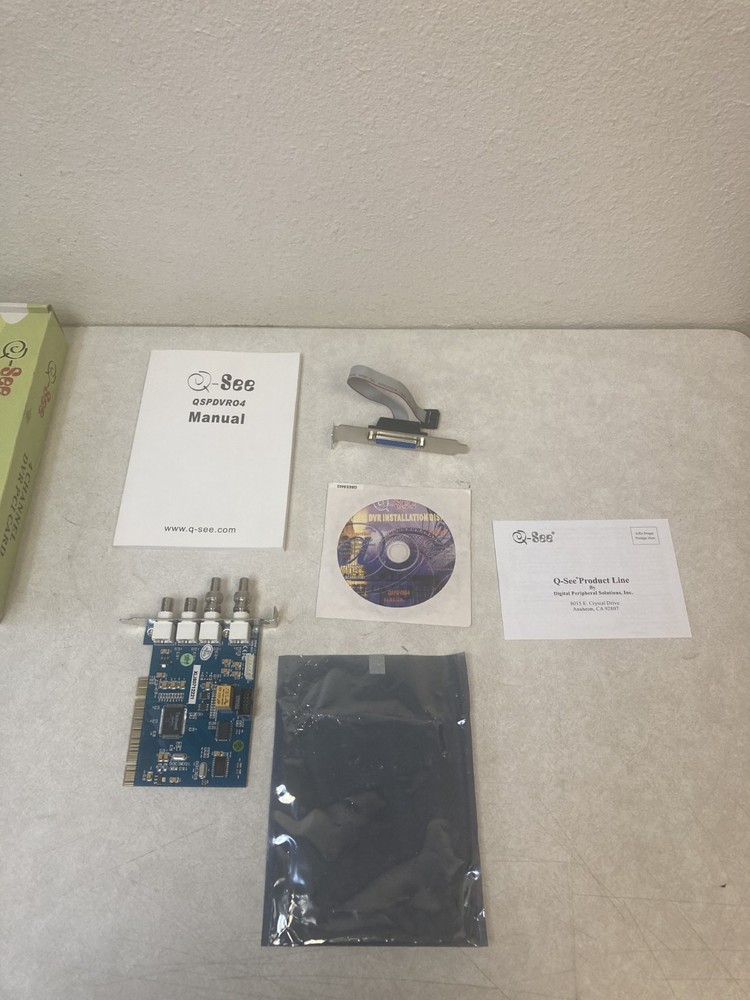 Q-See 4 Channel Network DVR Compression Model QSD9004