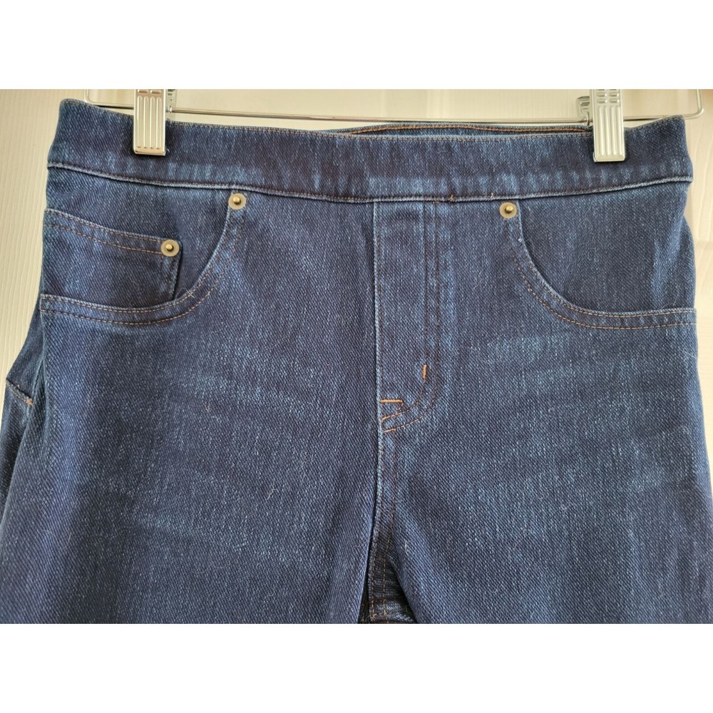 Spanx Blue Jean legging Pull On size Medium pants tummy control slimming