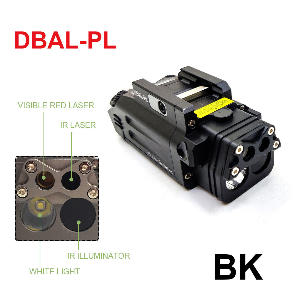 SOTAC DBAL-PL Tactical LED Illuminator / IR Light Red Laser / Strobe Flashlight