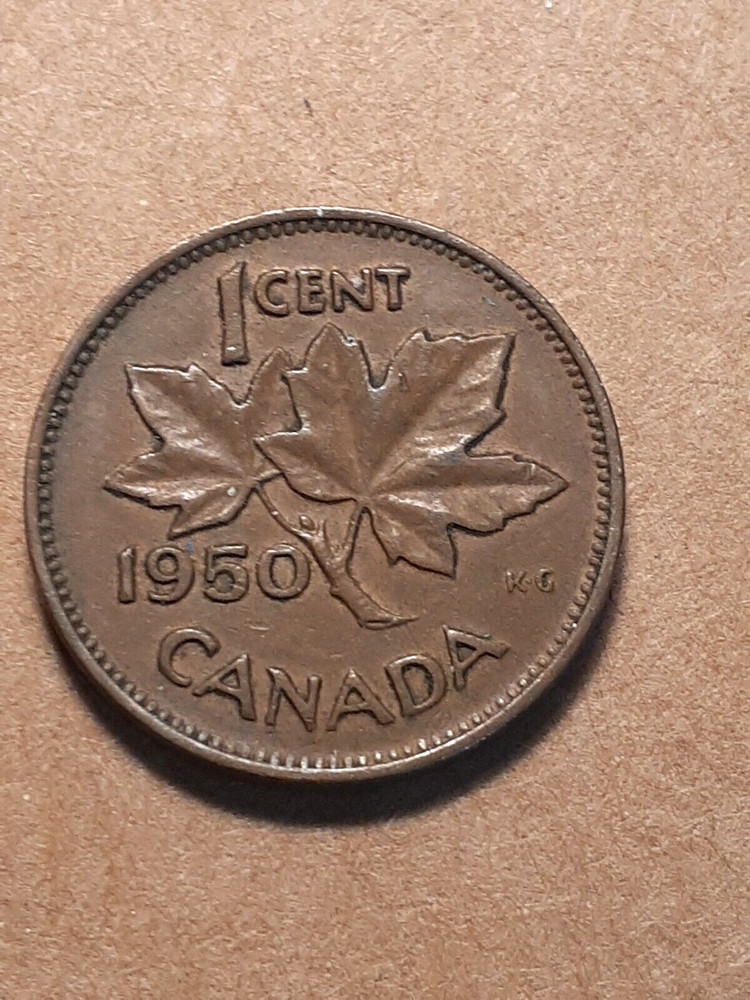 1950 ONE CENT CANADA