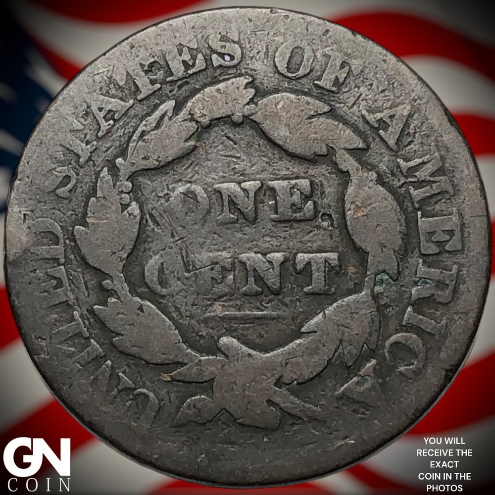 1828 Coronet Head Large Cent Y2906