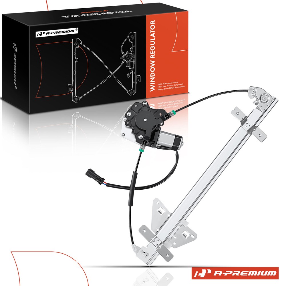 A-Premium Rear Right Side Power Window Regulator with Motor for Dodge Durango