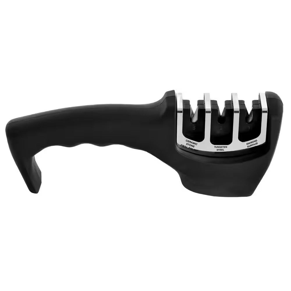Essentials Sharpener, 3 in 1, ABS Slotted