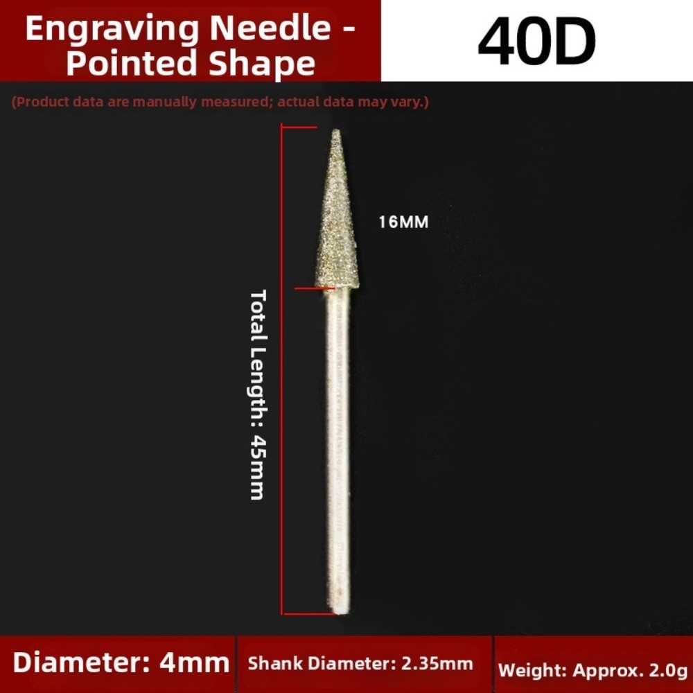 Diamond Grinding Bit Precision Grinding Hole Enlarging Fine Gemstone Work