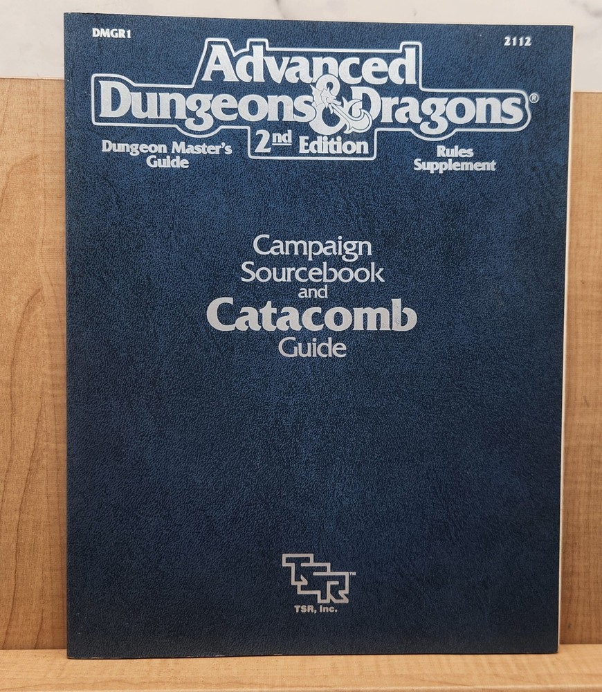 AD&D 2nd Ed Campaign Sourcebook and Catacomb Guide VG+