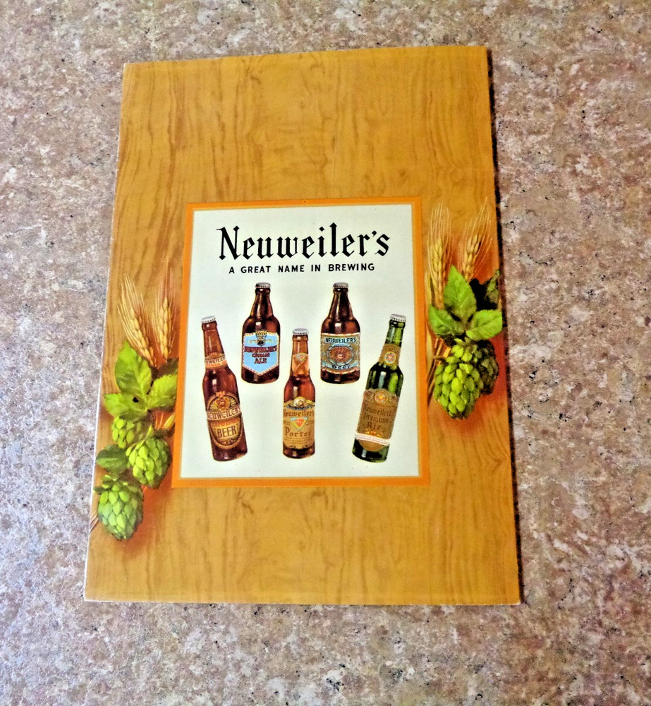 Neuweiler's Beer Menu Cover