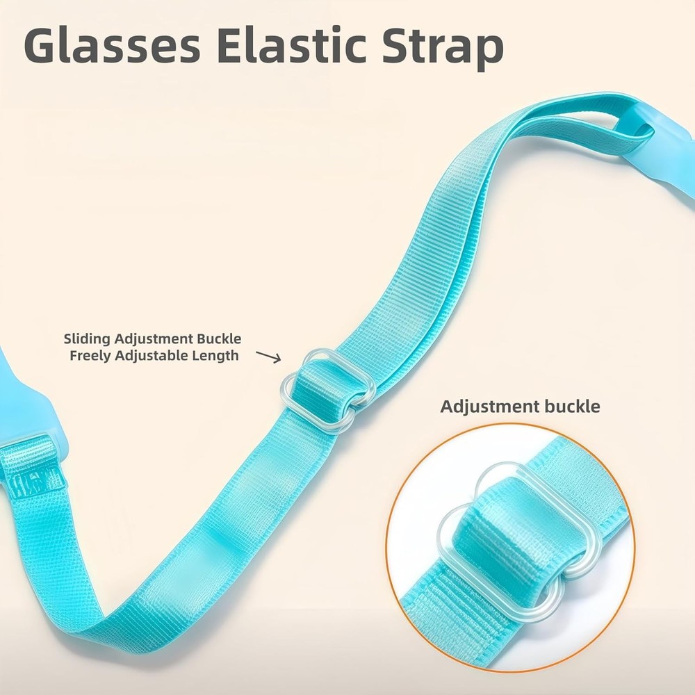 Adjustable Elastic Eyeglasses Strap Eyewear Retainers For Reading Glasses, Myopi
