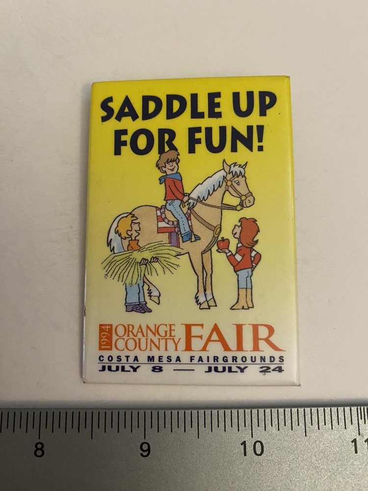 Orange County Fair 1994 Pin Back Button P8