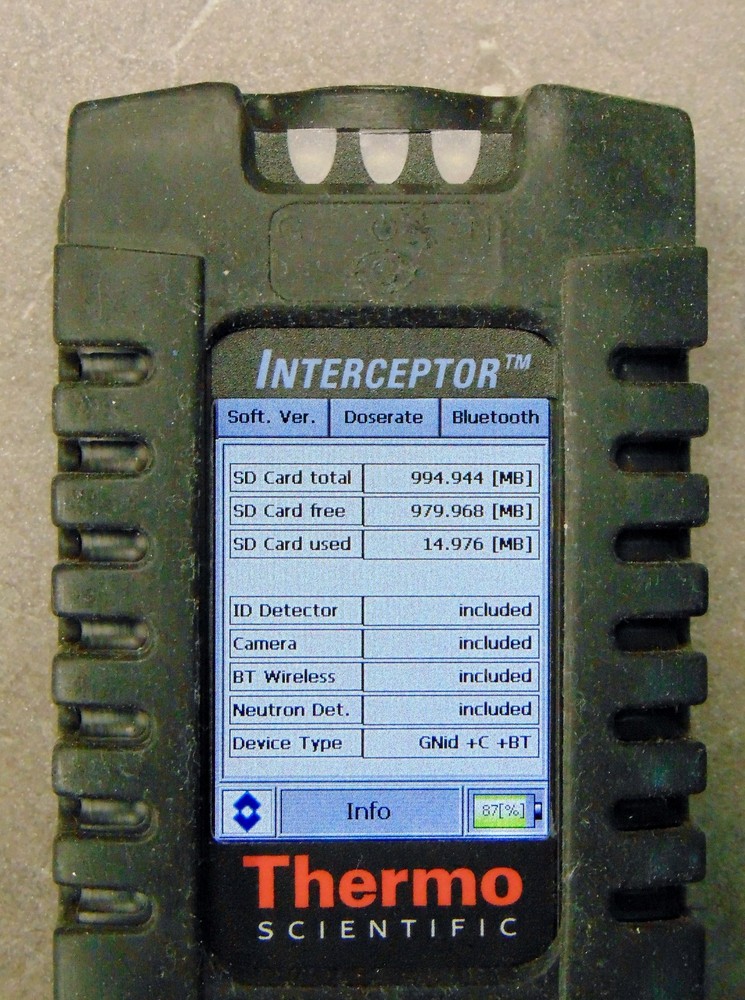 Thermo Scientific Personal Radiation Interceptor Detector Meter