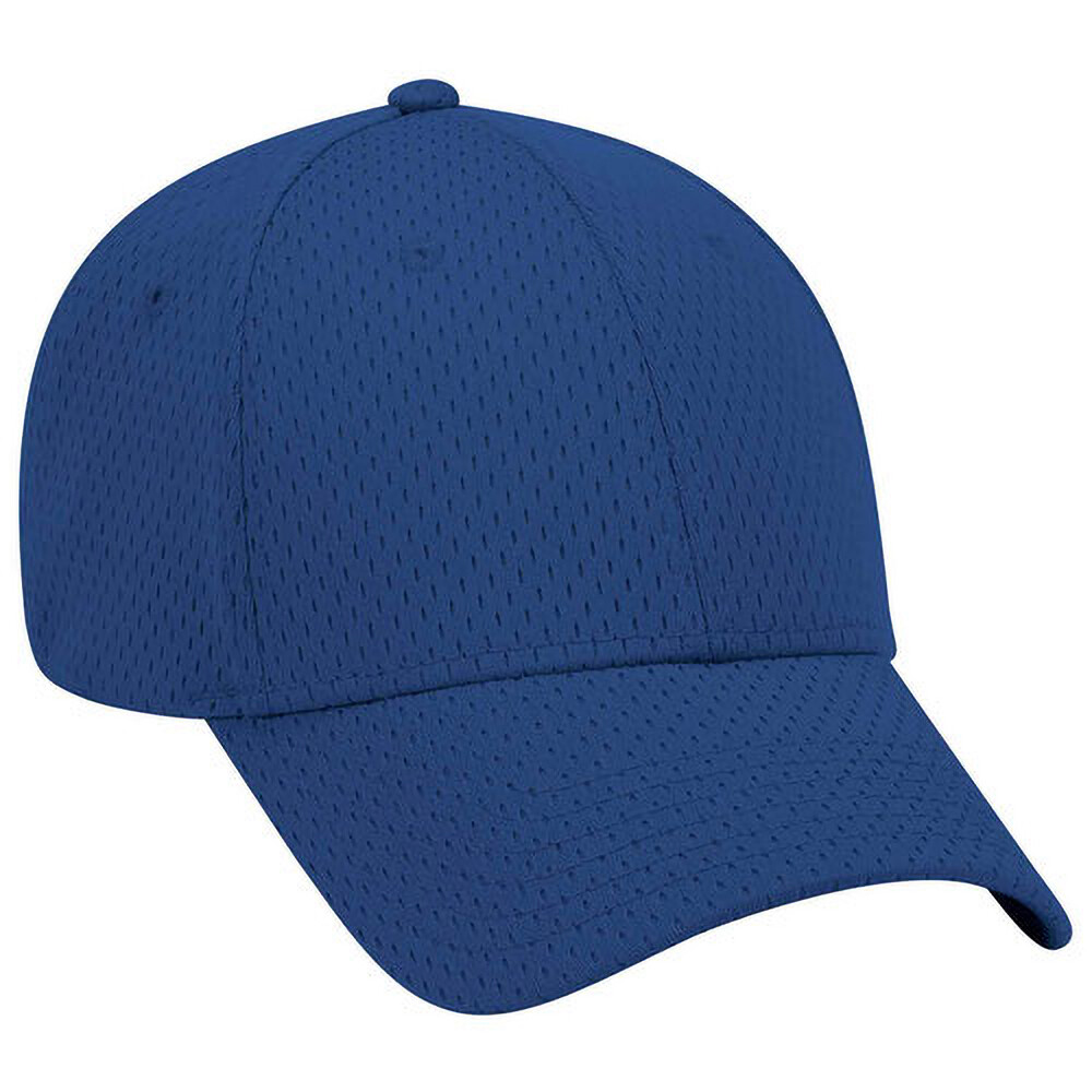 OTTO Cap 6 Panel Polyester Pro Mesh Low Profile Structured Curved Baseball Hat