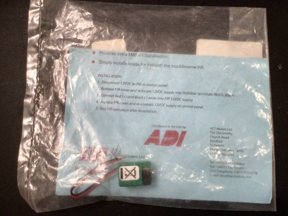 ACT PIR Stabiliser for EMI/RFI Protection