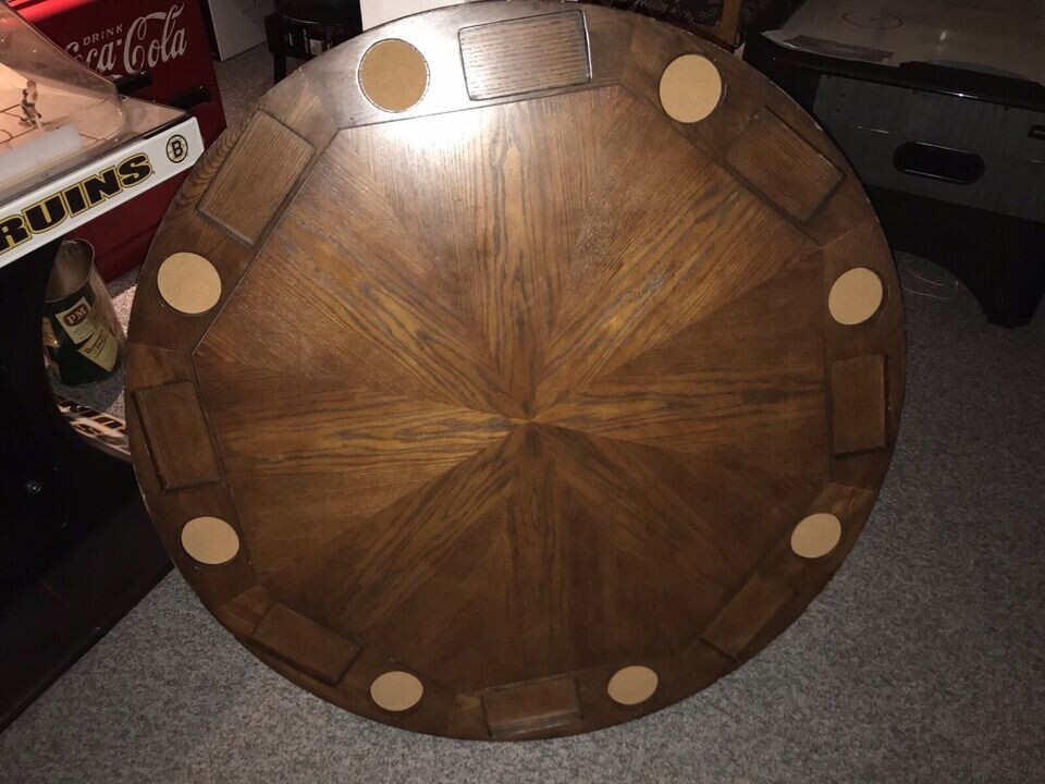 Poker and Chess Game Dinette Table