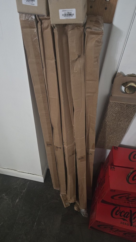 Qty 5 -Clinton Electronics CE-CP412W Telescoping Ceiling Mount Camera Pole