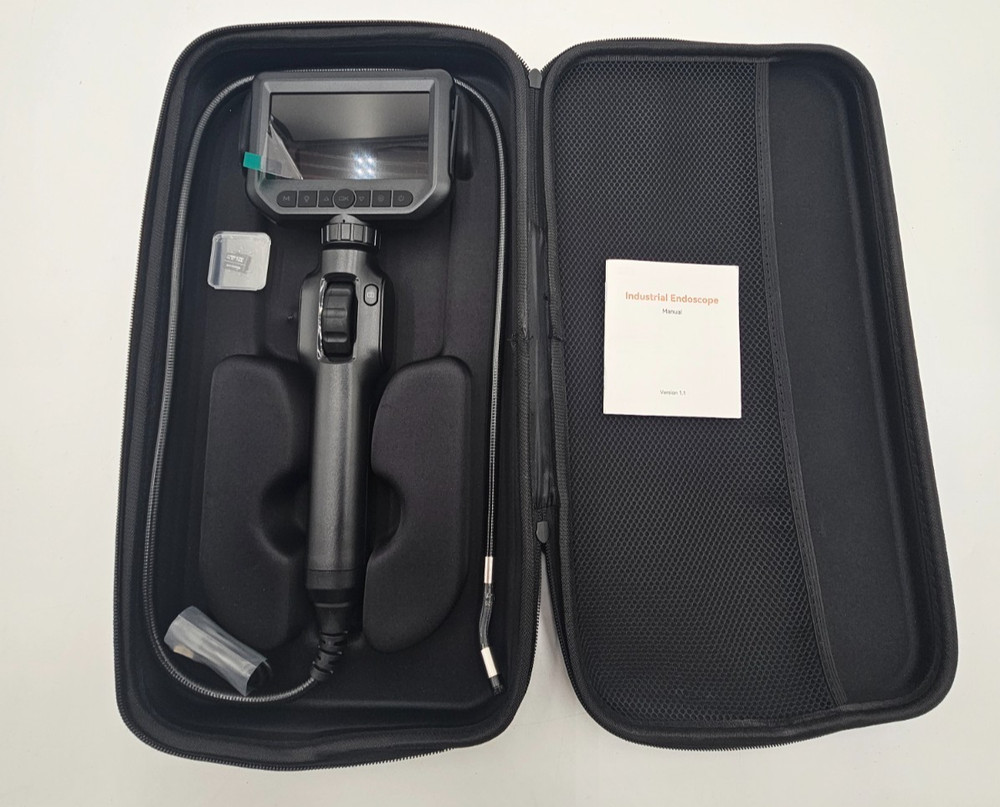 Two-Way Articulating Borescope Camera with Light Endoscope Inspection Camera