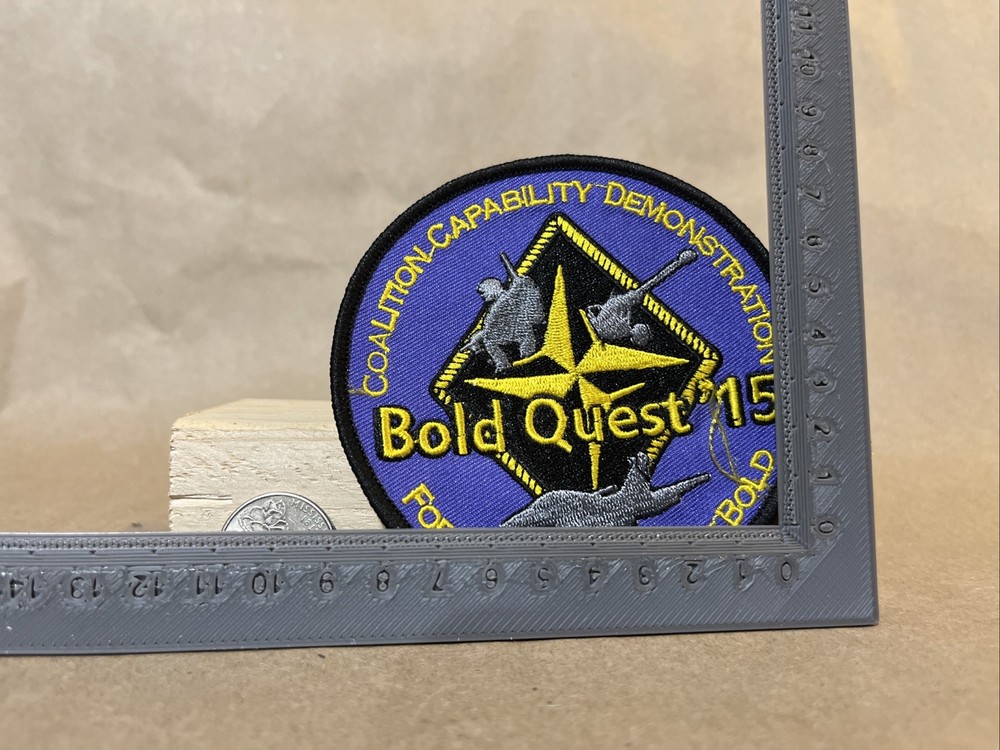 Bold Quest 2015 Joint Coalition France-US Close Air Support Training Event Patch