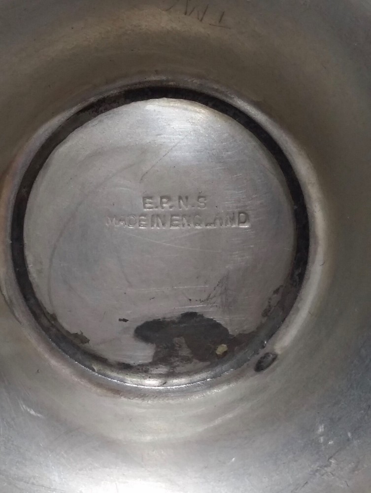 SILVERPLATE Made In England EPNS Dish Nut Candy