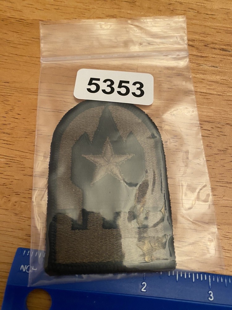 US Army Engineer Command Europe Uniform Shoulder Patch Subdued INV5353