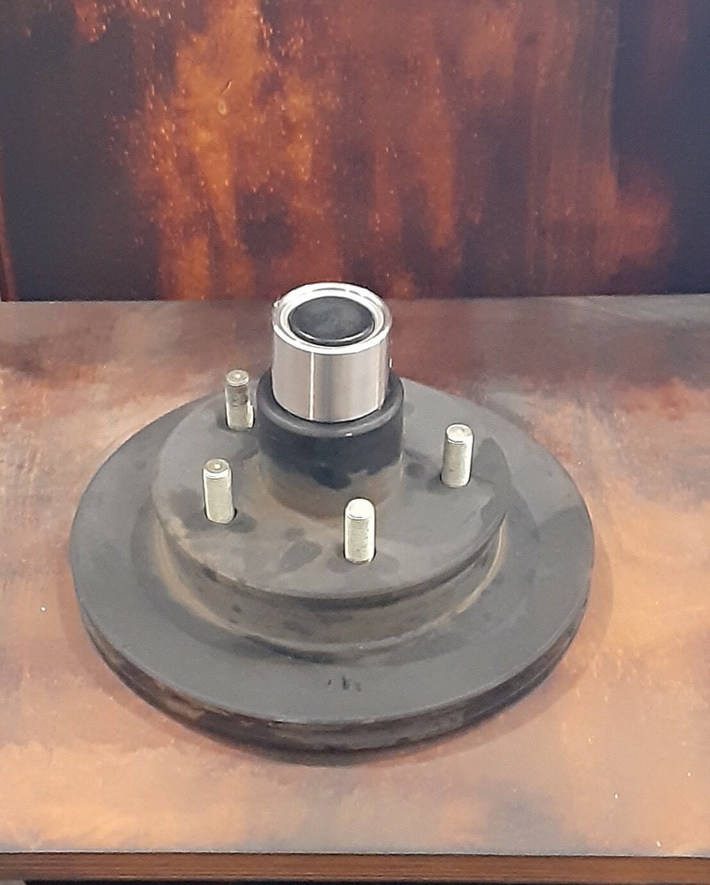 Dexter UFP DB-35 10" 5 Lug Brake Rotor/Hub Pre greased With Cap New take off