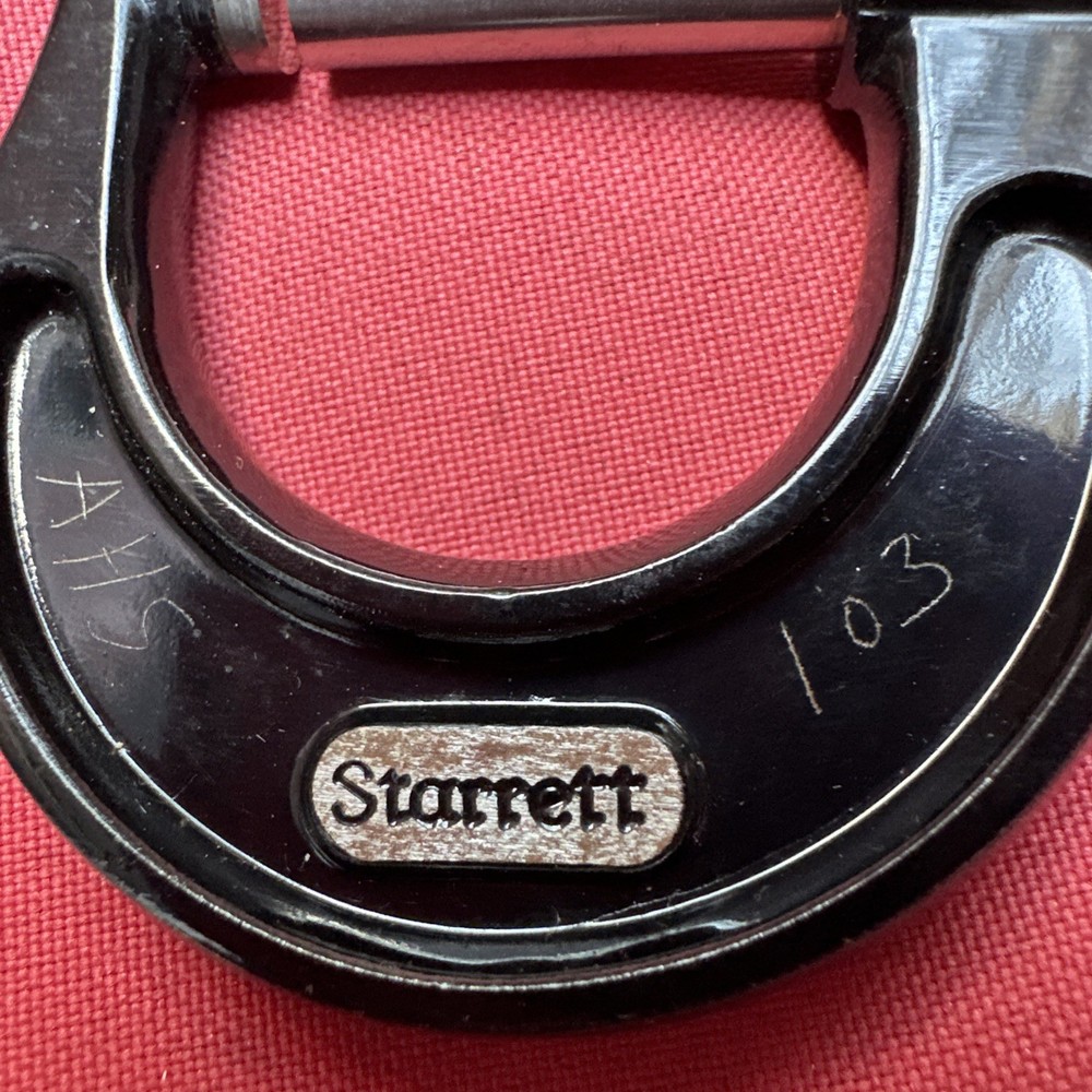 Starrett Micrometer - 0-1", .0001" resolution