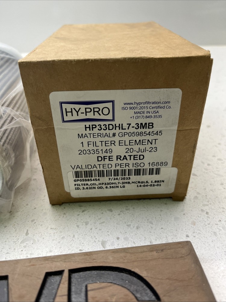 HP33DHL7-3MB HY-PRO Filter Element OEM