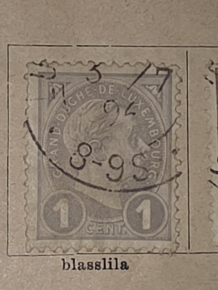 Foreign Luxemburg 1c Stamp Used - #I553