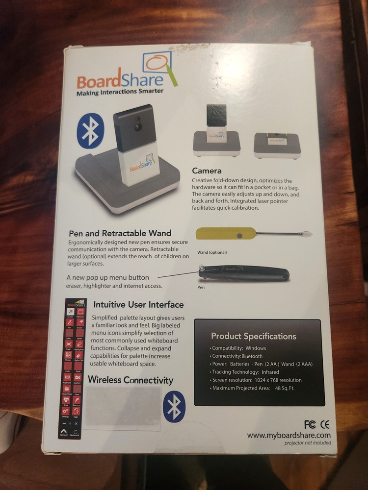 BoardShare Bluetooth interactive Whiteboarding Camera for Windows, Never used.
