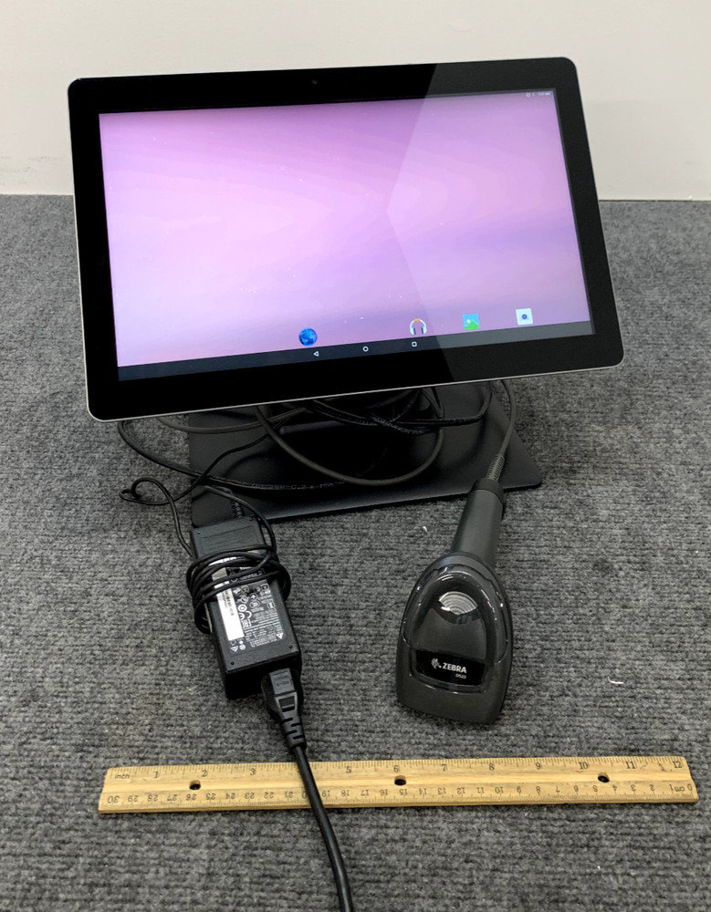 ELO; Zebra L203920119 Touchscreen POS System With Scanner w/Adapter & Cord
