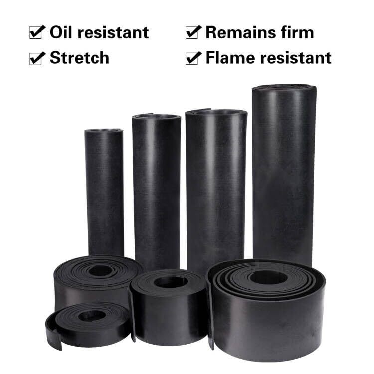 Solid Neoprene Rubber Strips Roll 1/16 .062 inch Thick X 2 inch Wide X 10 Fee...