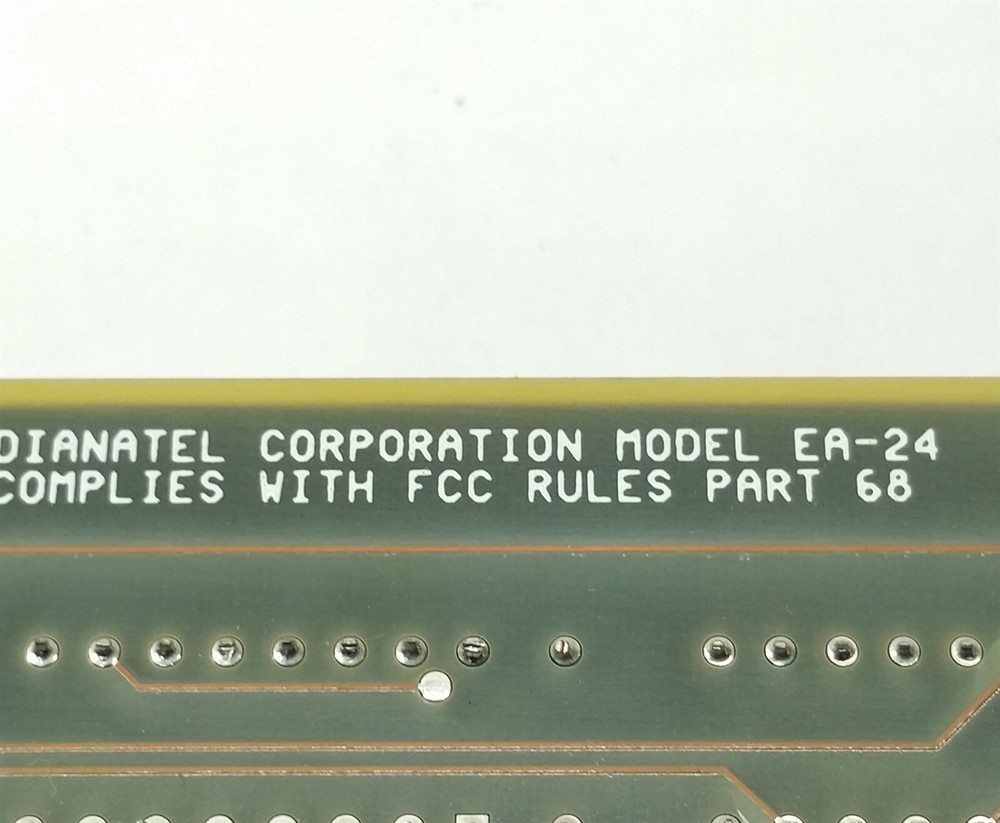 DIALOGIC DIANATEL EA-24 EA24 T1 FAX PHONE NETWORK INTERFACE BOARD 924-401
