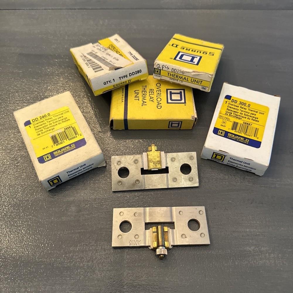 Square D Type DD Thermal Overload Relay Heater Units - Most Sizes!!