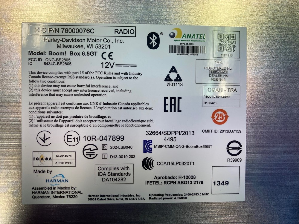 Harley Rushmore premium Stereo Refurbished