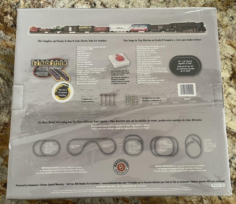 Bachmann Empire Builder N Scale Train Set