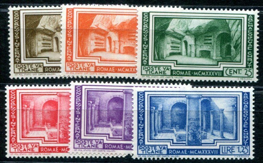 VATICAN 1938 67-72 ** MNH SET 200€(I1130