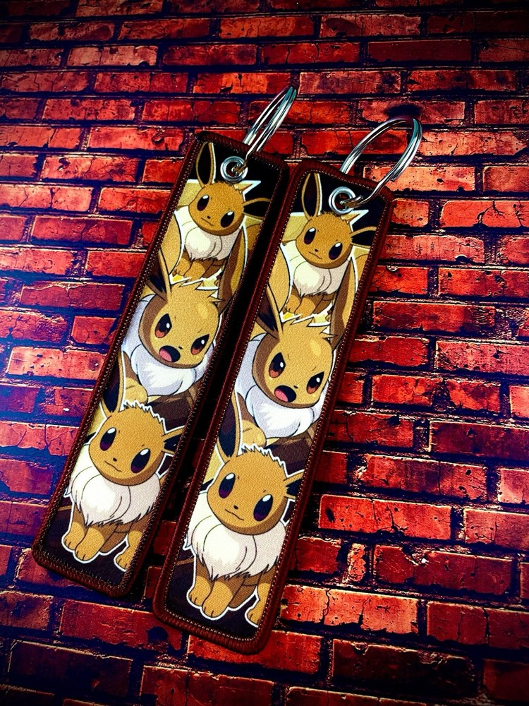 1 Piece Double Sided 5 Inch Eevee Keychain
