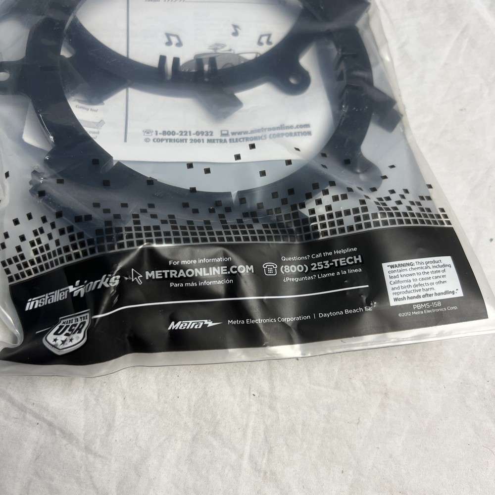 Metra - Speaker Bracket for Select 1995-2013 Chevrolet GMC - Black