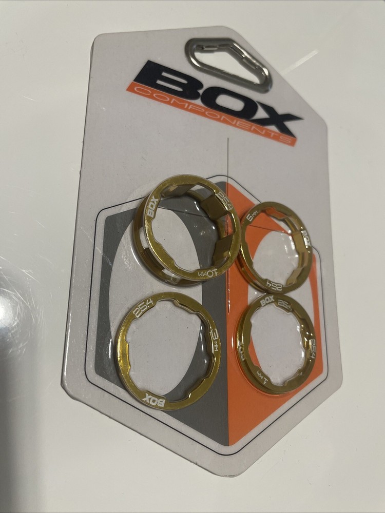 Box BMX Stem Spacer Kit - 1” - Gold