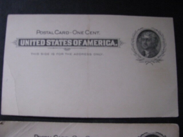 US Stamp Postal History 2 Scott # UX14 Lot